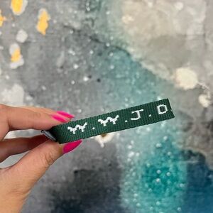 WWJD Bracelet Green | M